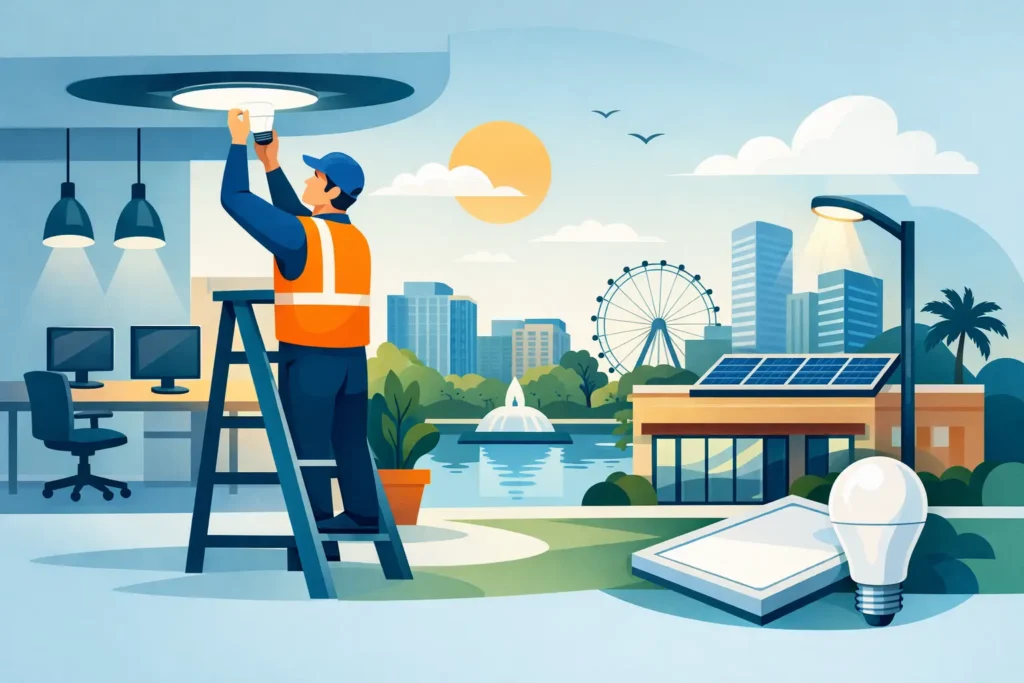 Commercial Lighting Retrofit for Central Florida