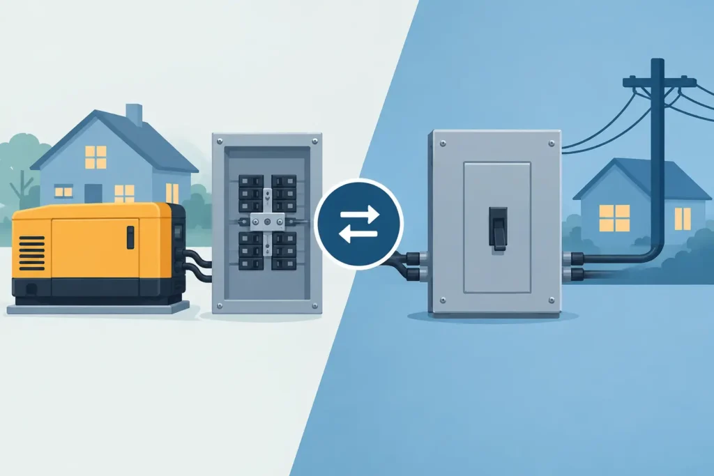 Generator Interlock Versus Transfer Switch