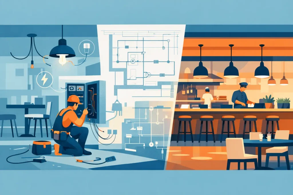 Restaurant Electrical Remodel Example: A Real Plan