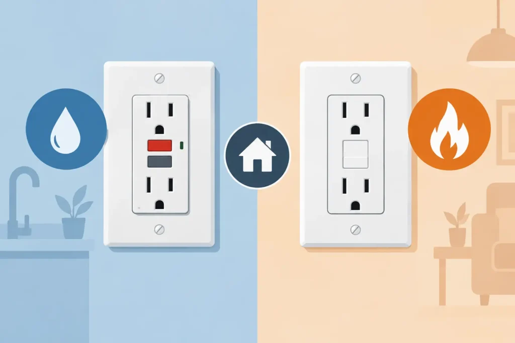 GFCI Versus AFCI Outlets: Which Do You Need?