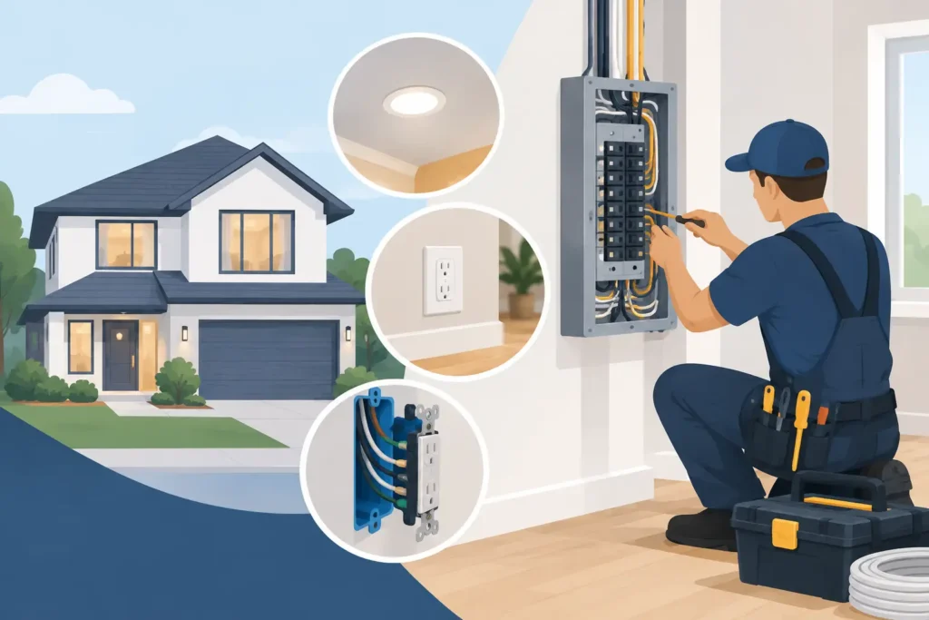 New Home Electrical Installation Example